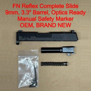 FN Reflex MRD Complete Slide Assembly OEM Black Optic Ready – BRAND NEW