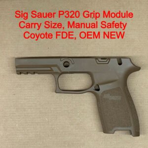 SIG Sauer P320 Carry Manual Safety Grip Module Coyote Medium OEM NEW GRIP-MODX-CA-943-M-COY-MS