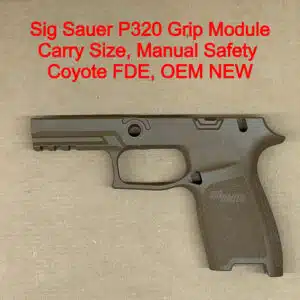 SIG Sauer P320 Carry Manual Safety Grip Module Coyote Medium OEM NEW GRIP-MODX-CA-943-M-COY-MS