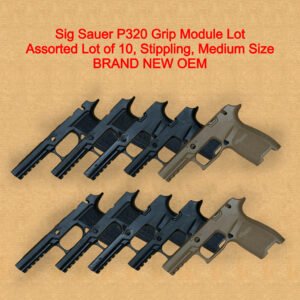 SIG Sauer P320 Polymer Grip Module Assorted Lot of 10 Medium Stippling Practice OEM
