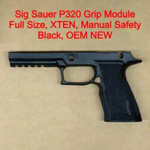 SIG Sauer P320 XTEN XFULL 10mm Manual Safety Grip Module Black Medium NEW 8901144
