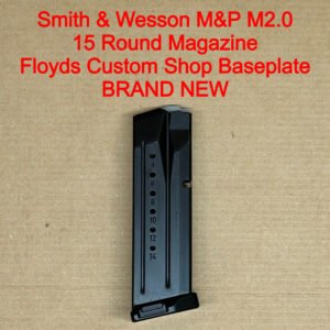S&W M&P M2.0 Compact 9mm 15 Round Magazine Floyds Low Pro Baseplate NEW