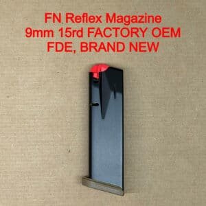 FN Reflex Reflex XL 9mm 15 Round Extended Magazine FDE OEM NEW 20-100709
