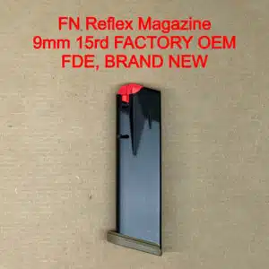 FN Reflex Reflex XL 9mm 15 Round Extended Magazine FDE OEM NEW 20-100709