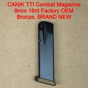 Canik TTI Combat 9mm 18 Round Magazine Bronze TTI Baseplate OEM NEW MA2430