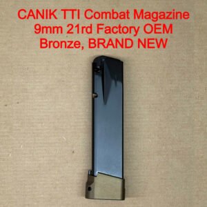 Canik TTI Combat 9mm 21 Round Magazine TTI +3 Bronze Extension OEM NEW MA2431