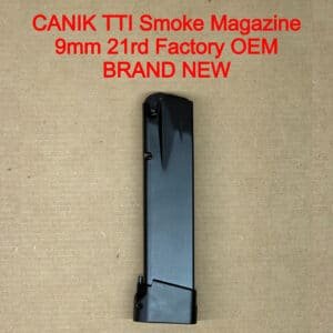 Canik TTI Combat 9mm 21 Round Magazine TTI +3 Smoke Black Extension OEM NEW MA2431