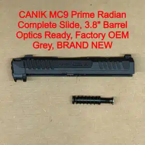 Canik METE MC9 Prime Radian 9mm Complete Slide Grey RAMJET AFTERBURNER Optics Ready