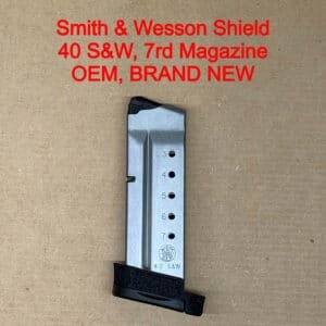 Smith & Wesson M&P Shield M2.0 .40 S&W 7 Round Extended Magazine OEM NEW 3009877