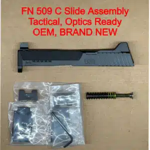 FN 509 Compact Tactical MRD Complete Slide OEM Black PVD Optic Ready