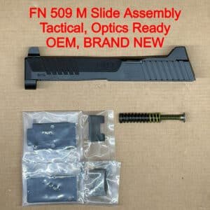 FN 509 Midsize Tactical Complete Slide OEM Black Luminescent Sights NEW