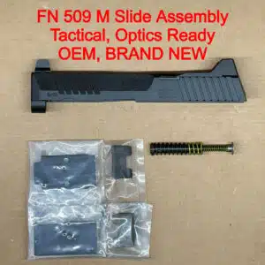 FN 509 Midsize Tactical Complete Slide OEM Black Luminescent Sights NEW