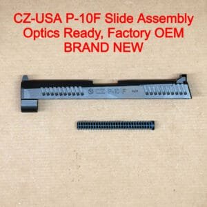 CZ P-10 F OR 9mm Complete Slide Assembly OEM Black Nitride Optics Ready