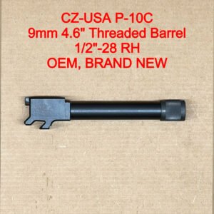 CZ P-10 C OR SR 9mm 4.6″ Threaded Barrel 1/2x28 Black OEM