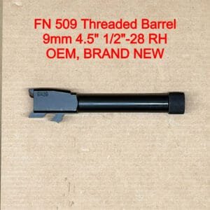 FN 509T 4.5″ Threaded Barrel Black 1/2x28 OEM 67206-13
