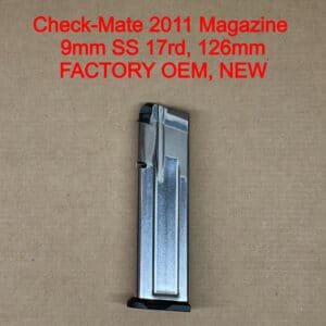 Check-Mate 2011 9mm 17 Round Stainless Steel Magazine Silver CM9-2011-126-S