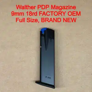 Walther PDP Full Size 9mm 18 Round OEM Factory Magazine Black 2856891